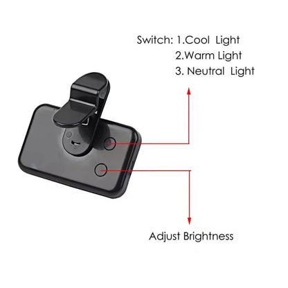 Pocket LED Selfie Light for Iphone Ipad Mobile Phone Laptop Clip Flash Fill Video Photo Ringlight Photography Lamp